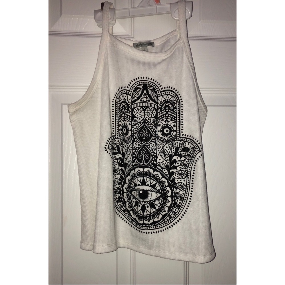 White tank top Charlotte Russe